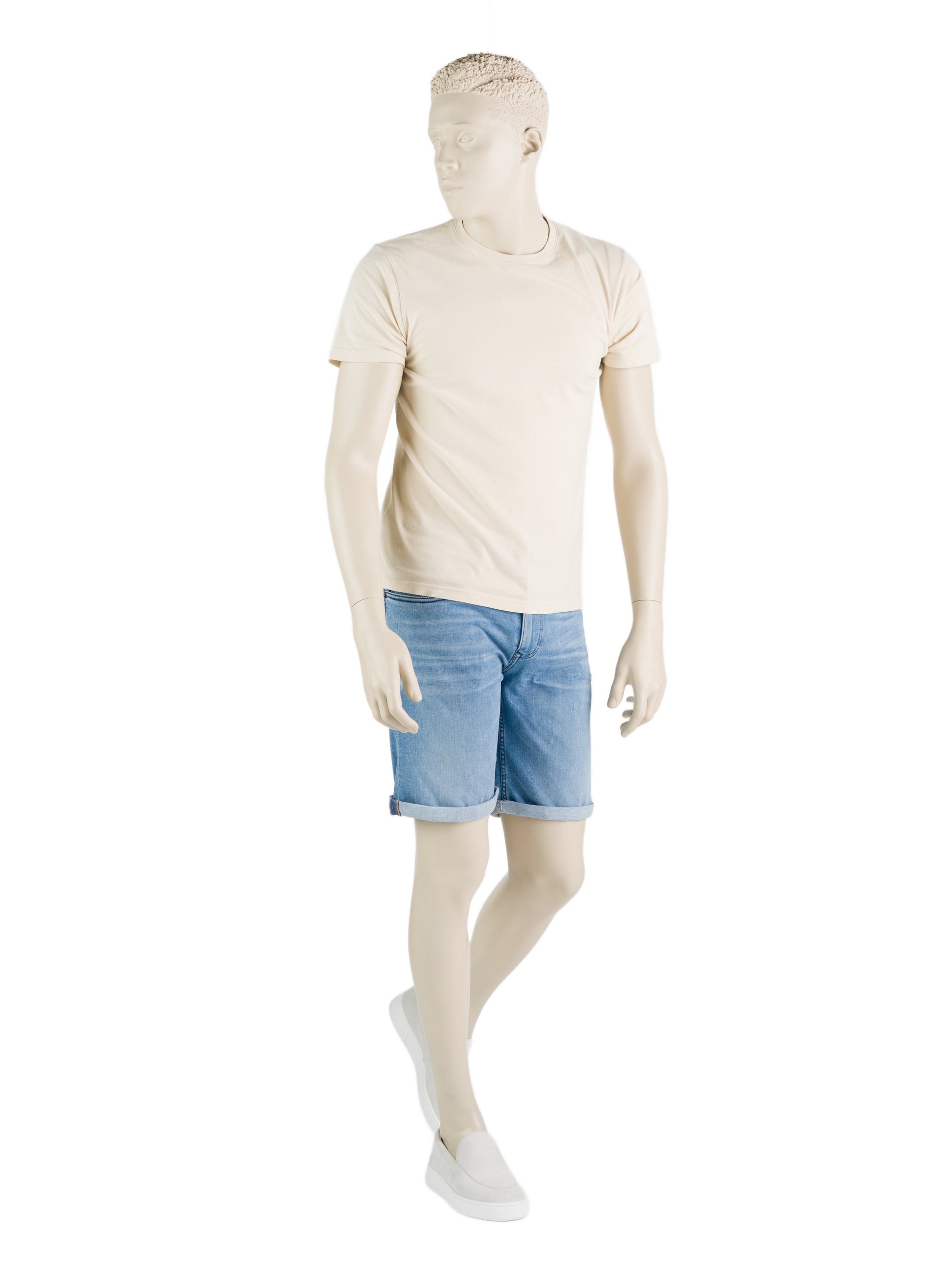 247Jeans Palm Slim Short SH06 – Heren Korte Werkbroek van Stretch Denim