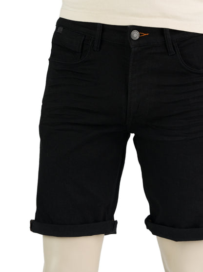 247Jeans Palm Slim Short SH01 - Heren Korte Broek BlackDenim Used – Heren Denim Short