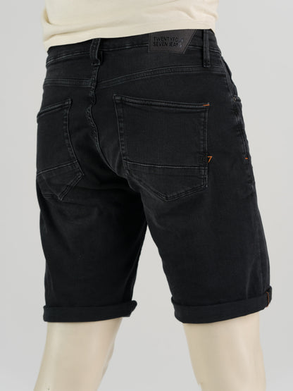 247Jeans Palm Slim Short SH02 – Heren Denim Short Dark Grey