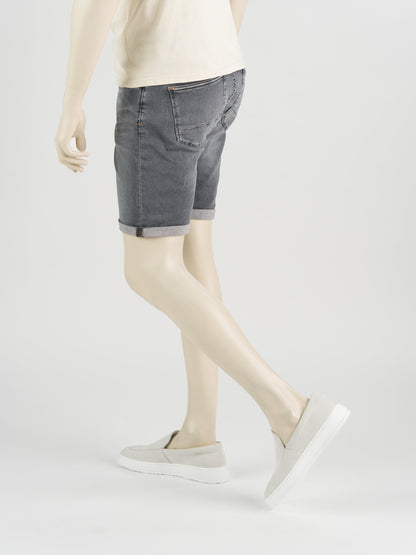 247Jeans Palm Slim Short SH03 – Heren Denim Short Blue Black Denim