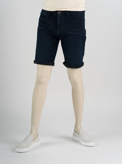 247Jeans Palm Slim Short SH04 – Heren Denim Short Blue Black Denim