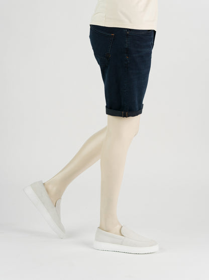 247Jeans Palm Slim Short SH04 – Heren Denim Short Blue Black Denim