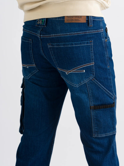 247Jeans Rhino Workwear S20 – Heren Werkbroek Medium Blue