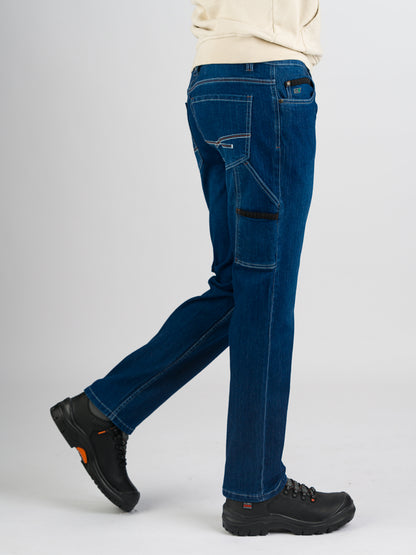 247Jeans Rhino Workwear S20 – Heren Werkbroek Medium Blue