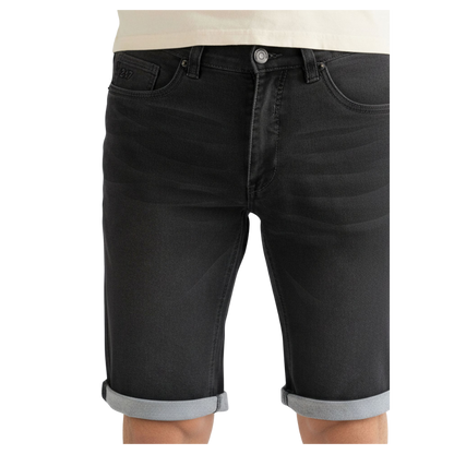 247Jeans Elm Short J04 – Heren Denim Short Dark Grey