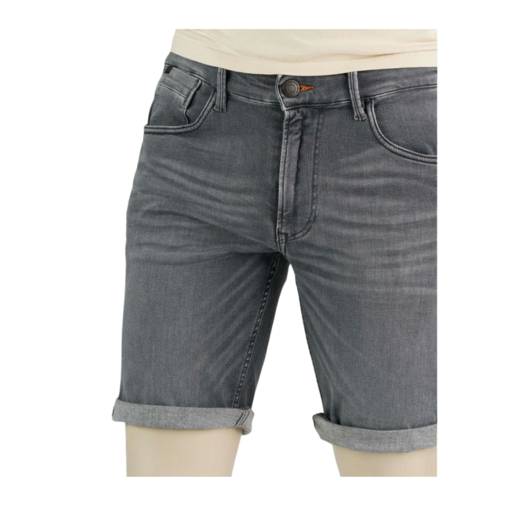 247Jeans Palm Slim Short SH03 – Heren Denim Short Blue Black Denim