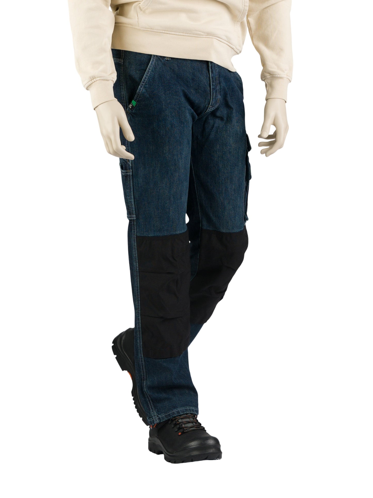 247Jeans Bison Workwear D30 – Heren Werkbroek Dark Blue