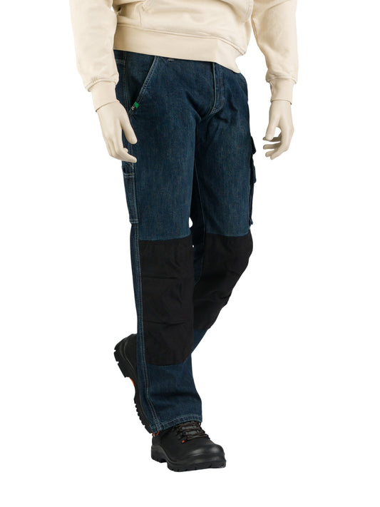 247Jeans Bison Workwear D30 – Heren Werkbroek Dark Blue